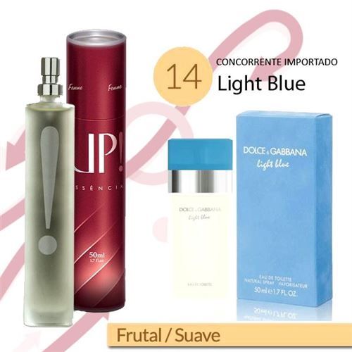 Perfume UP! 14, fragrância original do D & G Light Blue