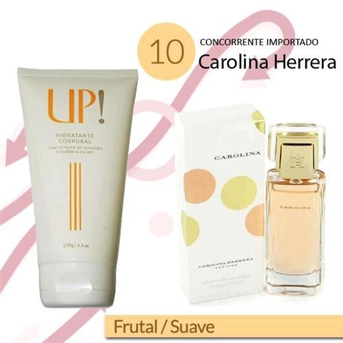 Hidratante Corporal UP! 10, fragrância do Carolina Herrera
