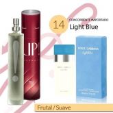 Perfume UP! 14, fragrância original do D & G Light Blue