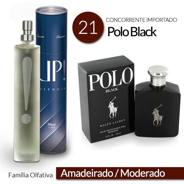 Perfume UP! 21, fragrância original Polo Black