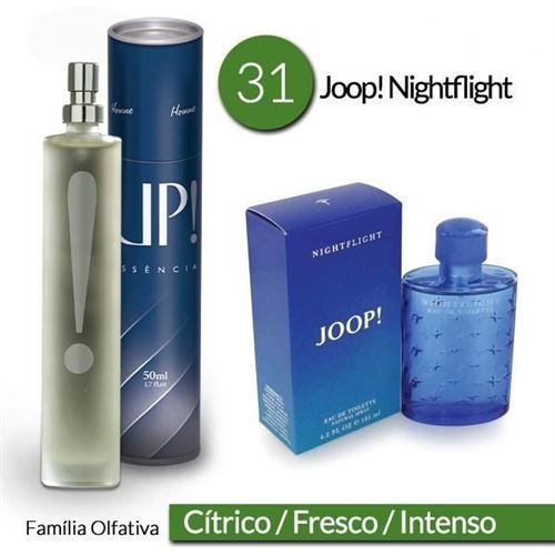 Perfume UP! 31, fragrância original do Joop NightFlight