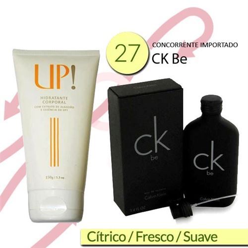 Hidratante Corporal UP! 27, fragrância do Ck Be.