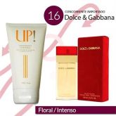 Hidratante Corporal UP! 16, fragrância original do D&G.