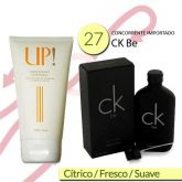 Hidratante Corporal UP! 27, fragrância do Ck Be.